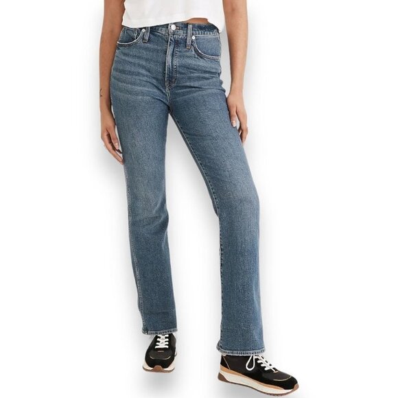 Madewell '90s High-Rise Bootcut Jeans in Edgewood Wash High Waist Size 27 - Picture 1 of 15